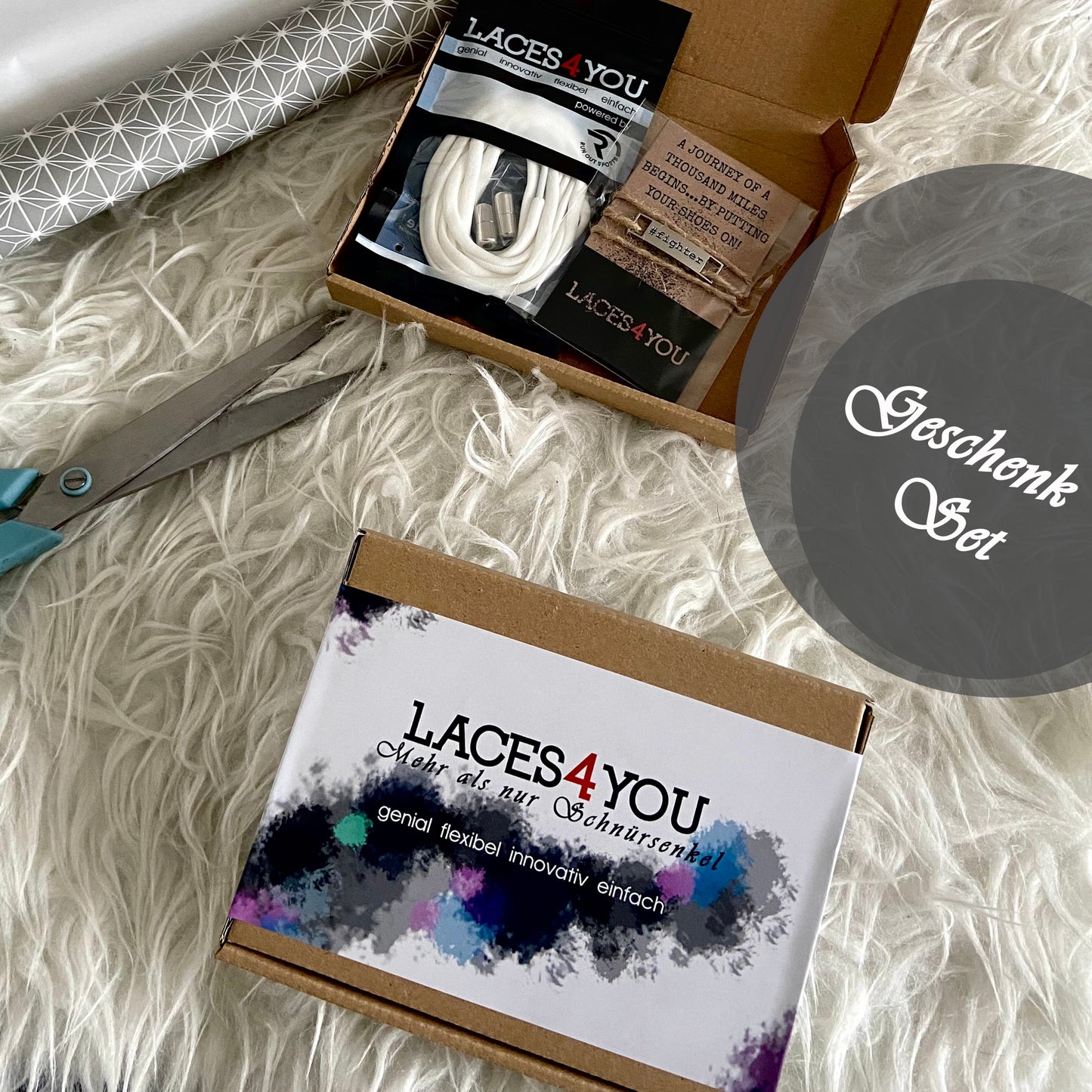 Bundle Charm & elastische Schnürsenkel
